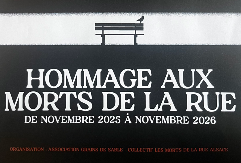 Hommage aux morts de la rue